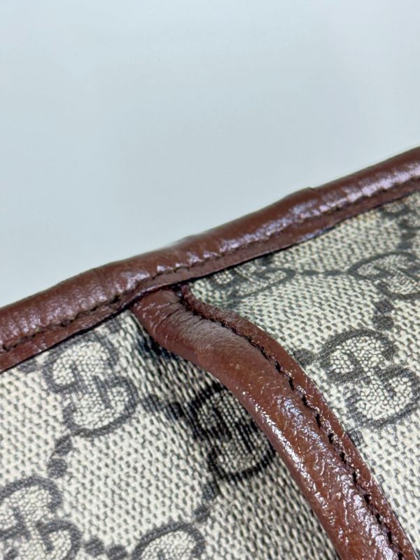 【直播加購只要1元】GUCCI Supreme虎頭胸包 【內裡泛黃】 