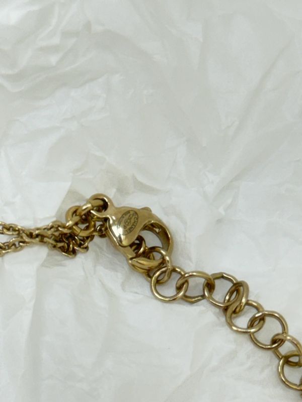 【99成新】CHANEL 愛心墜飾水鑽項鍊 