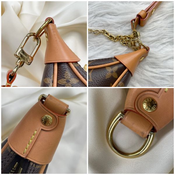 【12期0利率】LV  Loop 老花半月包【95成新】 