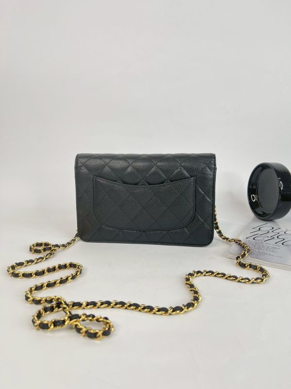 【分期0利率】CHANEL 魚子醬 WOC 黑金 【99成新】 