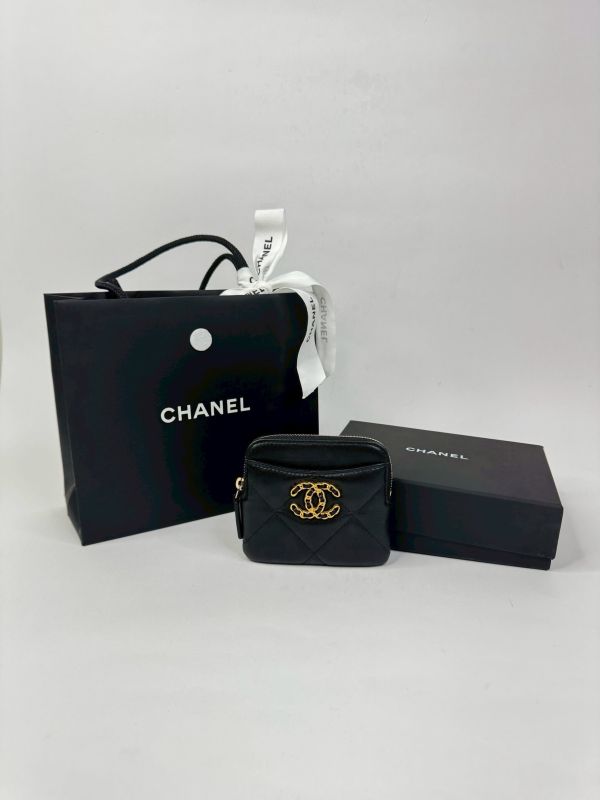 【分期0利率】CHANEL 19 吐司拉鍊零錢包【全新品】 