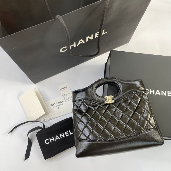 【12期0利率】CHANEL  24S羊蠟皮31 BAG MINI 【24年8月台灣購證】【全新品】 