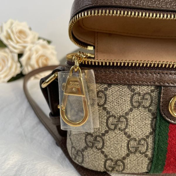 【99成新】【12期0利率】GUCCI OPHIDIA GG迷你化妝包 