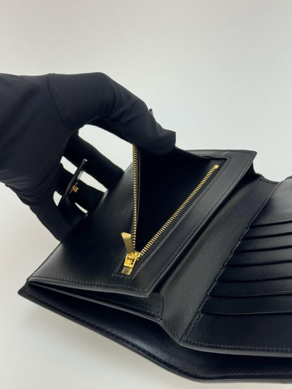 【95成新】CELINE STRAP粒面小牛皮錢包 