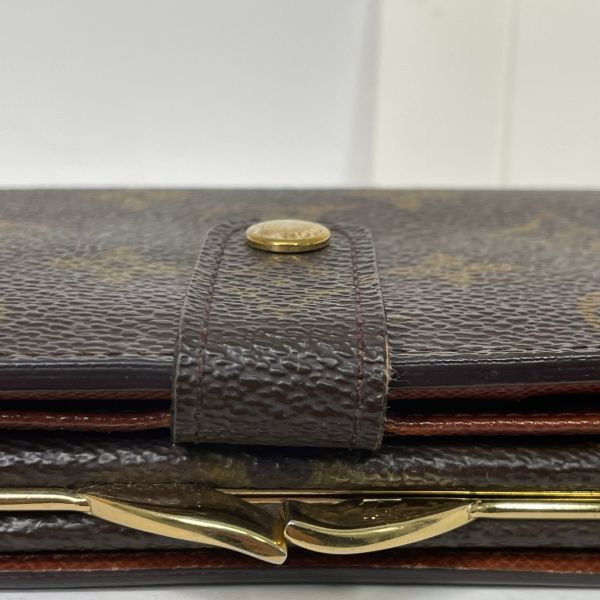 LV  VTG老花零錢對扣式中夾【9成新】【僅限匯款】 