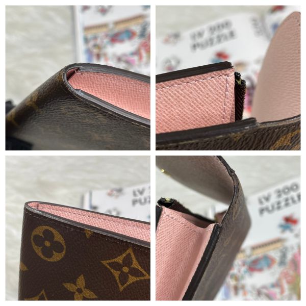 【12期0利率】LV EMILIE經典Monogram釦式長夾【9成新】 