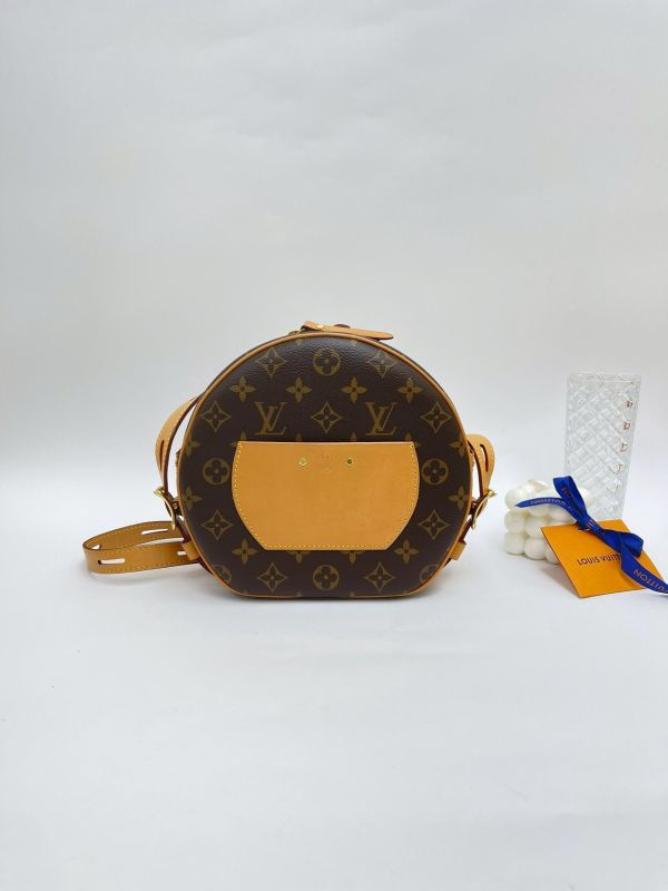 【98成新】LV BOÎTE CHAPEAU 圓餅包 MM 