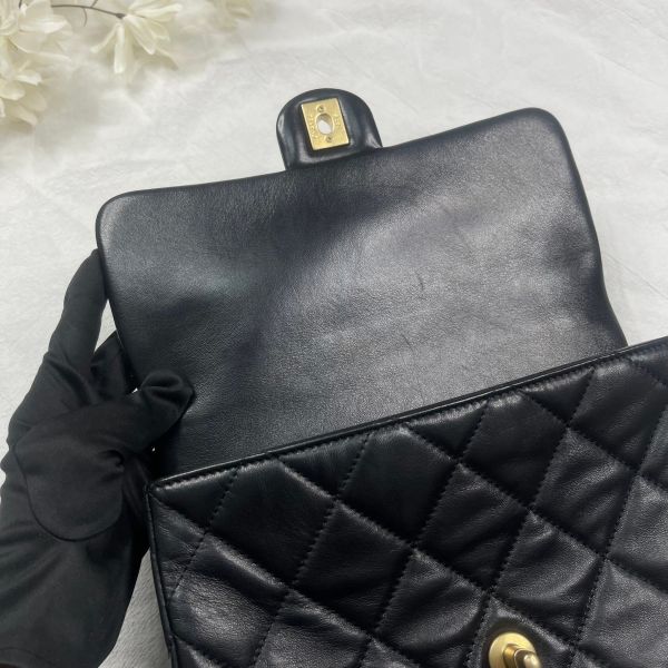 【12期0利率】CHANEL 23S金幣CF23羊蠟皮【95成新】 