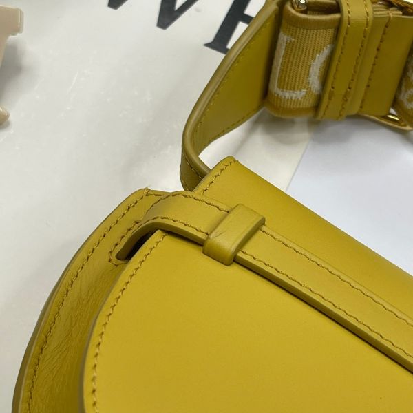 【12期0利率】LOEWE MINI GATE 小雞黃【9成新】 