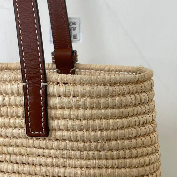 【12期0利率】LOEWE 手提肩背草編包【9成新】 