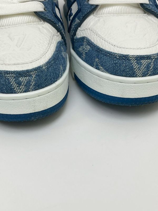 【95成新】LV TRAINER 牛仔藍 36號 