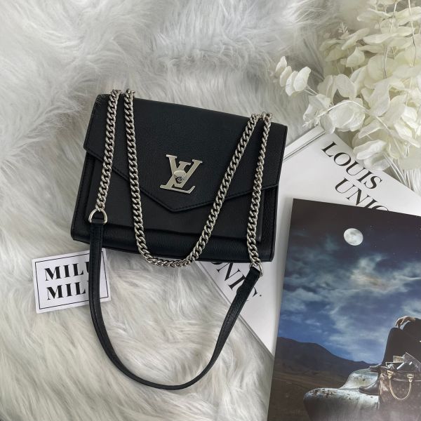 【9成新】【12期0利率】 LV Mylockme 鏈帶手袋 