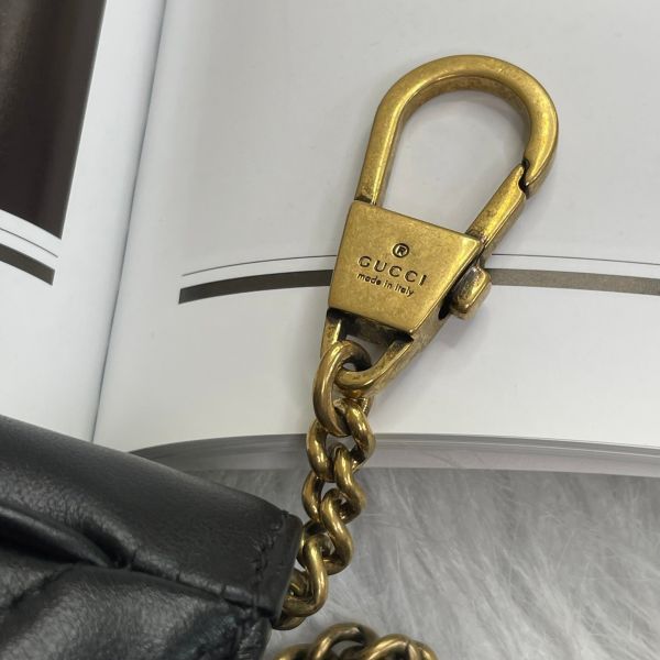 【12期0利率】GUCCI GG MARMONT迷你翻蓋單肩包【9成新】 