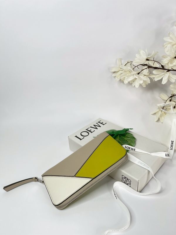 【分期0利率】LOEWE PUZZLE 拉鍊長夾【99成新】 