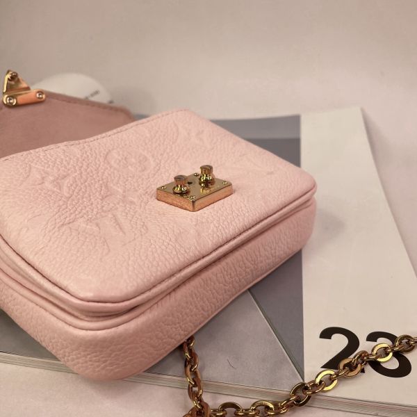 【8.5成新】【12期0利率】LV迷你學院包 MICRO MÉTIS -粉 