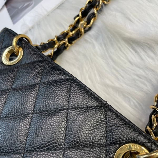 【24期0利率】CHANEL Petite Shopping TOTE PST顆粒牛皮【9成新】【現金價】 