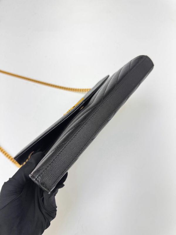 【9成新】YSL WOC 魚子醬鍊包 22.5CM 