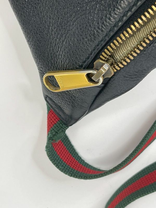 【分期0利率】GUCCI 皮革迷你腰包  95公分【85成新】 
