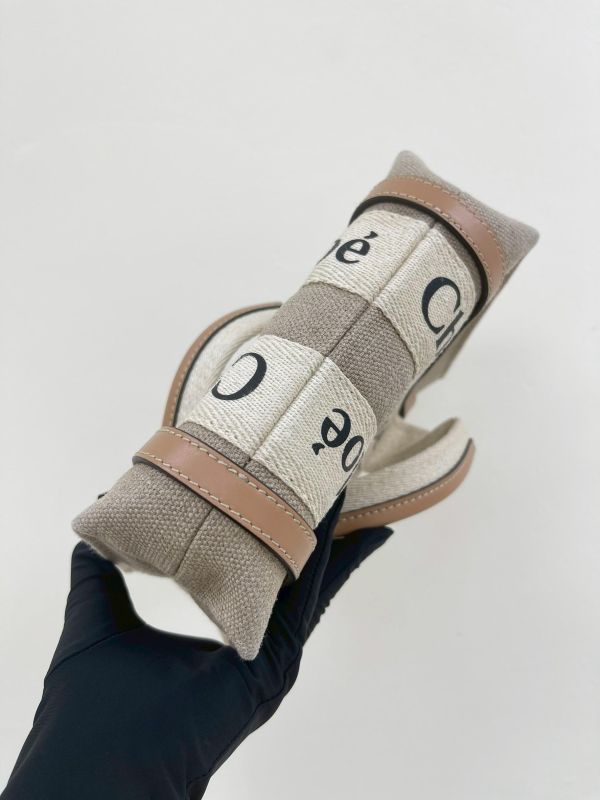 【9成新】CHLOE WOODY TOTE 迷你 米色 