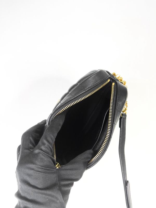 【95成新】BURBERRY Lola 羊皮縫線迷你斜背相機包 