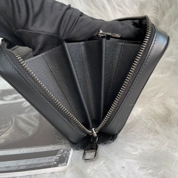 【12期0利率】LV Zippy XL 手拿拉鍊黑老花長夾【99成新】 
