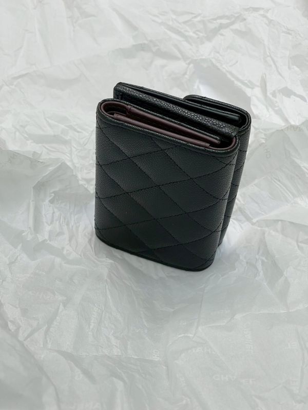 【全新品】CHANEL  COCO迷你雙層三折短夾 