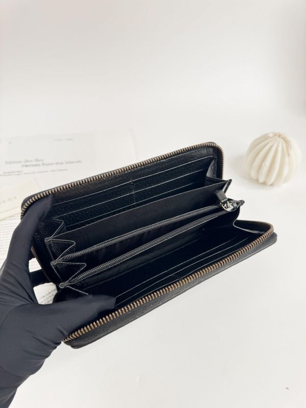 【9成新】GUCCI 蜜蜂拉鍊長夾 