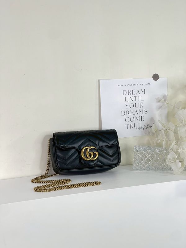 【分期0利率】GUCCI Marmont 迷你肩背包【95成新】 