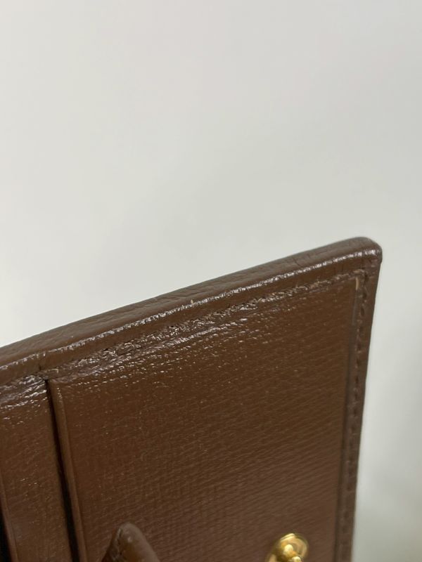 【分期0利率】GUCCI1955 馬銜扣老花4卡零錢短夾【95成新】 