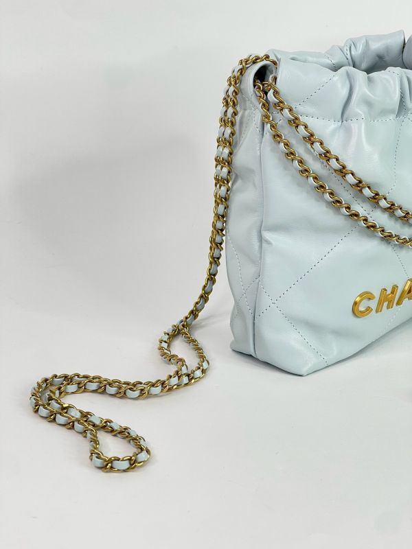 【95成新】CHANEL 22 迷你束口包 