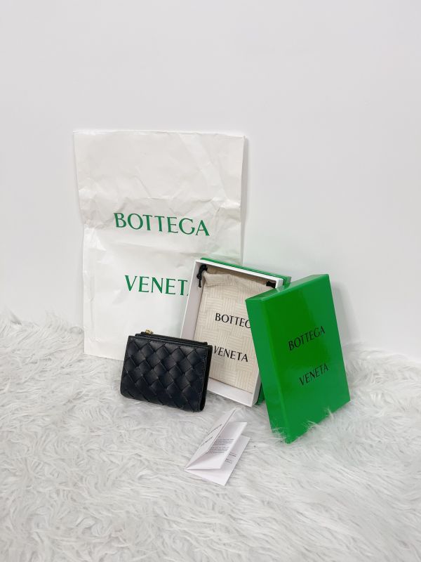 【分期0利率】BV Intrecciato 小號雙折錢包【全新品】 