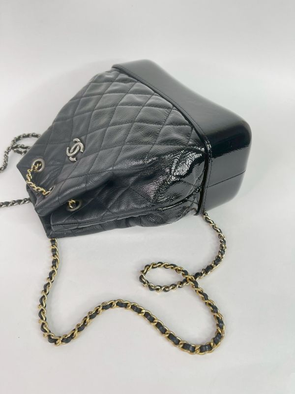 【9成新】CHANEL Gabrielle 後背包 漆皮漸層 