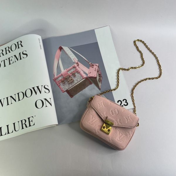 【8.5成新】【12期0利率】LV迷你學院包 MICRO MÉTIS -粉 