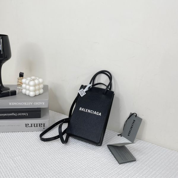 【分期0利率】BALENCIAGA LOGO手機包【未使用閒置品】 