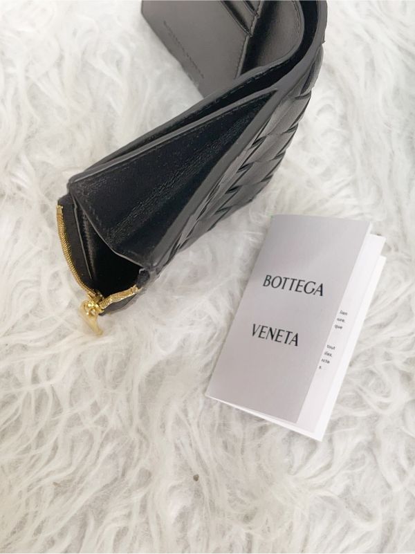【分期0利率】BV Intrecciato 小號雙折錢包【全新品】 