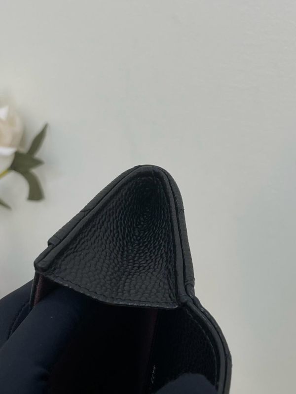 【未使用閒置品】CHANEL COCO 牛皮零錢卡包 