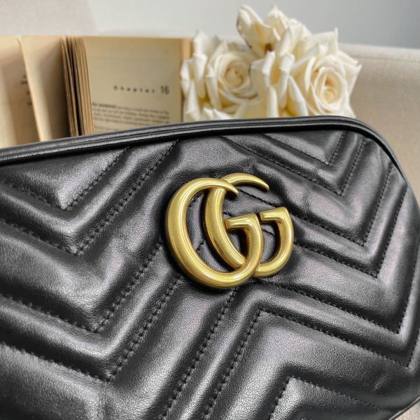 【9成新】【12期0利率】GUCCI GG Marmont 相機包 24公分 gucci 女包