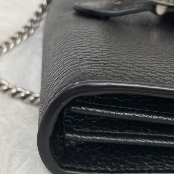 【12期0利率】GUCCI  DIONYSUS黑皮革WOC 20公分【95成新】 
