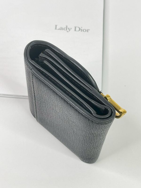 【分期0利率】DIOR Saddle Lotus 三折短夾【85成新】 