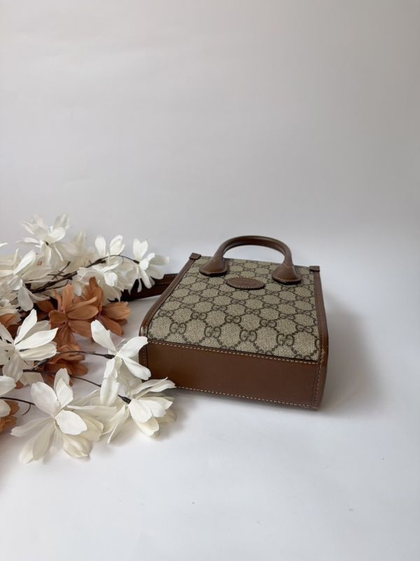 【分期0利率】Gucci 迷你琴譜包 棕色【9成新】 