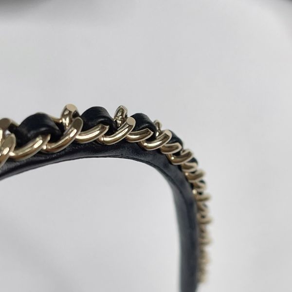 【分期0利率】CHANEL 雙C髮箍【99成新】 