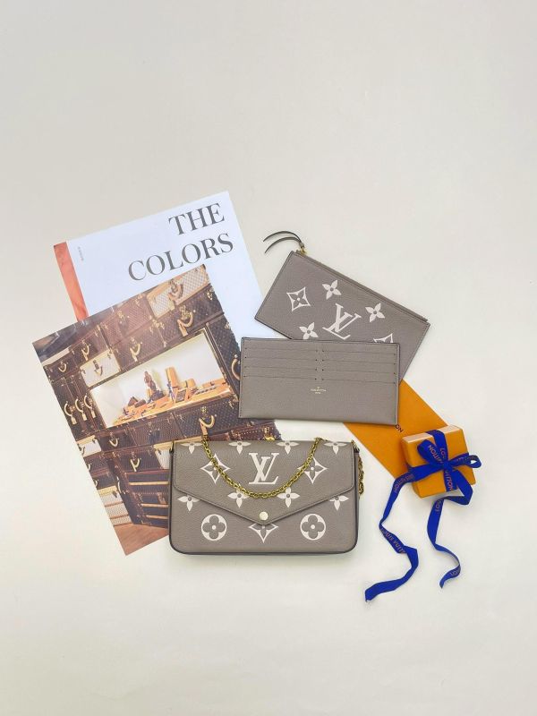 【9成新】LV Félicie Pochette 內裡織布 