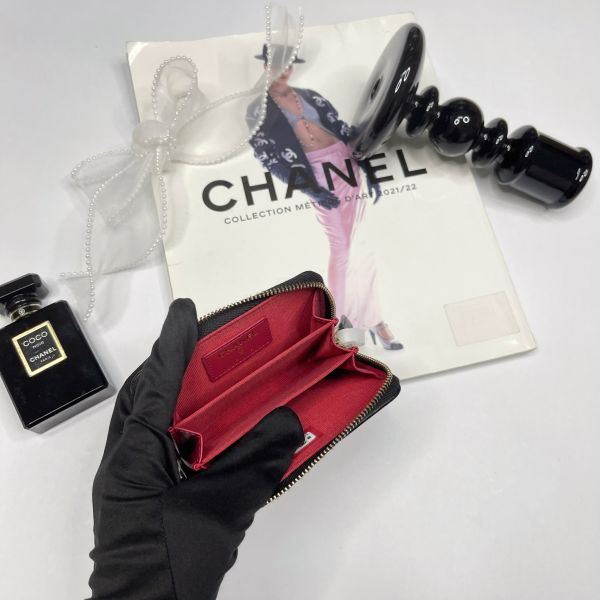 【12期0利率】CHANEL 19 拉鍊零錢包【23年台灣購證】【9成新】 