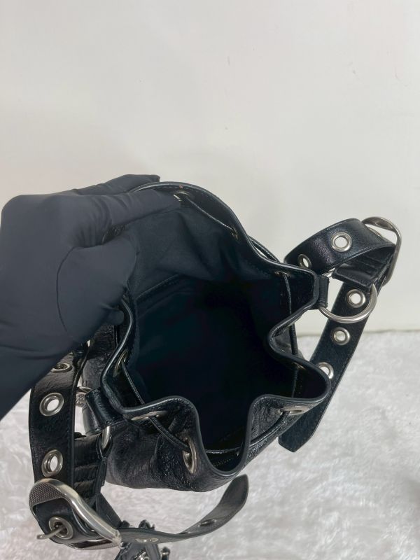 【分期0利率】BALENCIAGA LE CITY 迷你水桶包 【95成新】 