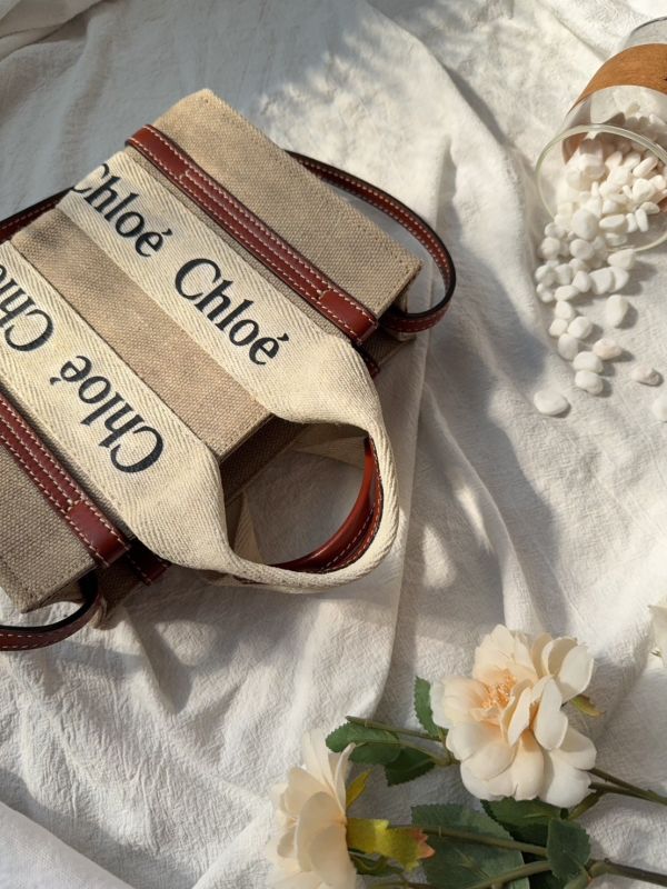 【分期0利率】CHLOE WOODY TOTE 迷你 棕【9成新】 