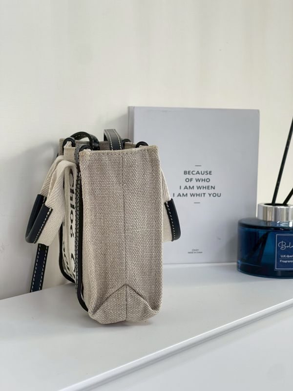 【12期0利率】CHLOE MINI WOODY 深藍【88成新】 