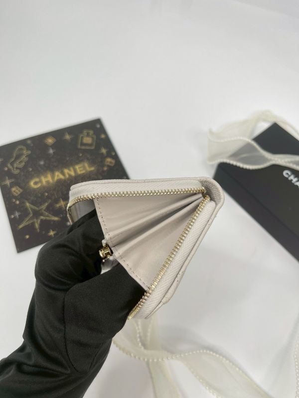 【分期0利率】CHANEL 新款拉鍊零錢包【未使用閒置品】 