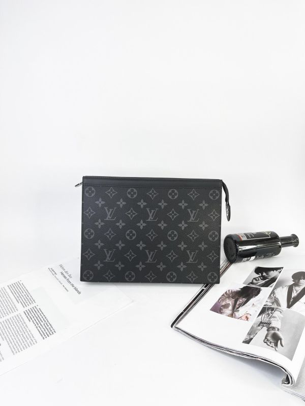 【全新品】LV Pochette Voyage MM 老花手拿包 