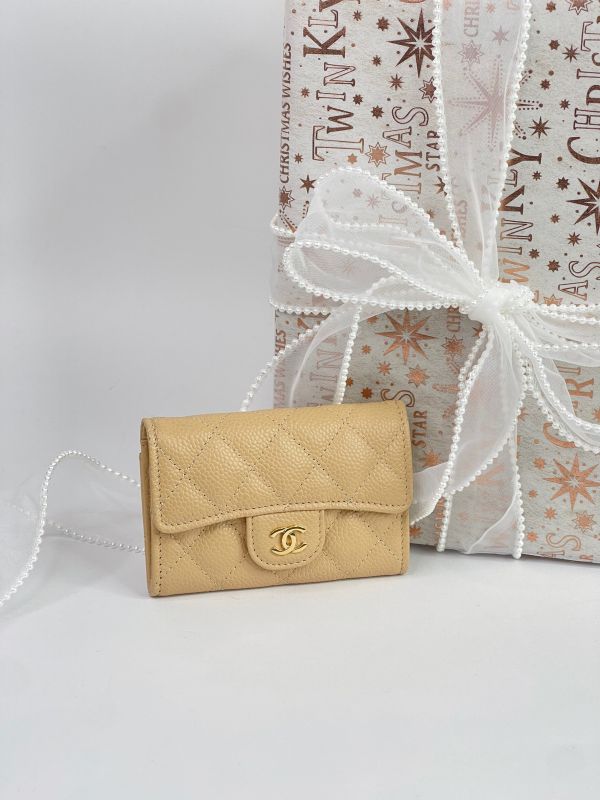 【95成新】CHANEL COCO 牛皮零錢卡包 