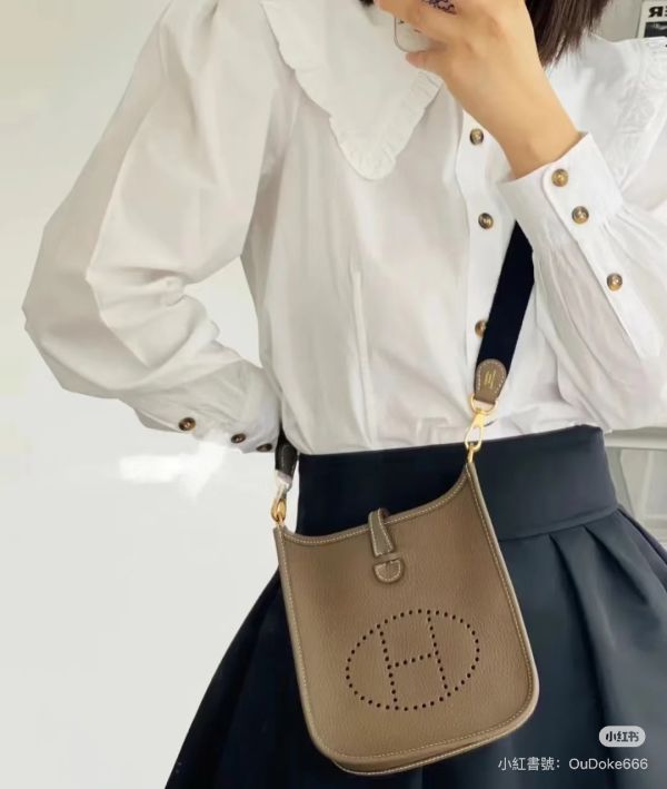 【分期0利率】HERMES Evelyne mini 大象灰【未使用閒置品】 